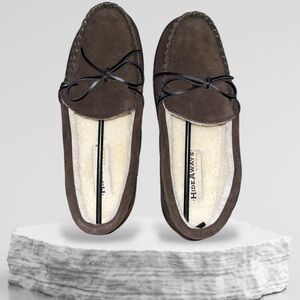 New MENS Hideaways by LB Evans Morgan Cozy Chocolate Slippers SIZE 9 Available 4